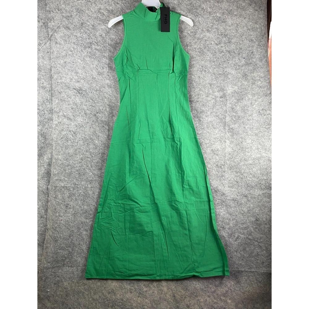 FHQ Collection Dress Small Women's NWT Green Long Adults S‎